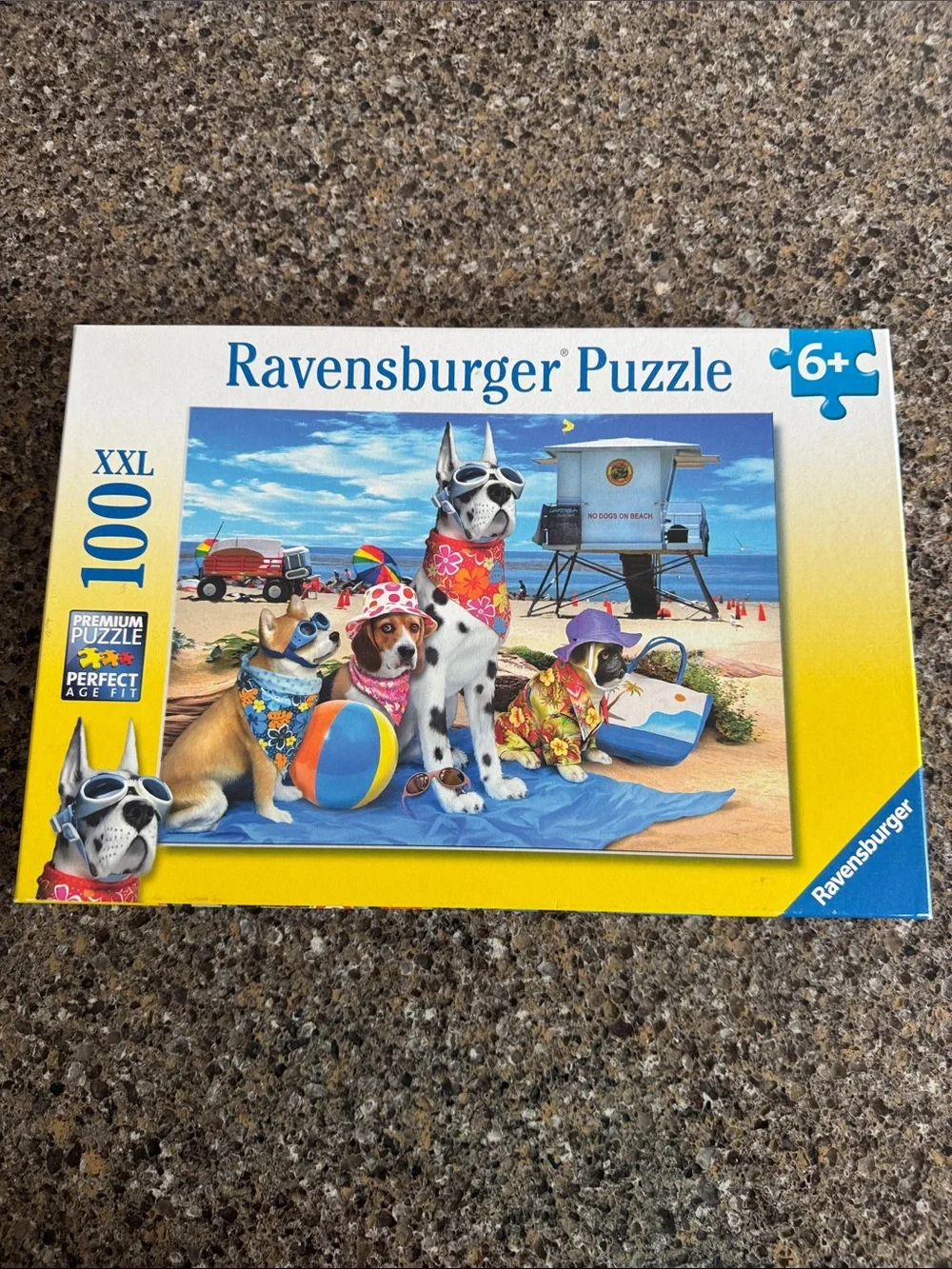 Ravensburger Beach Dogs 100 Piece Puzzle - XL pieces